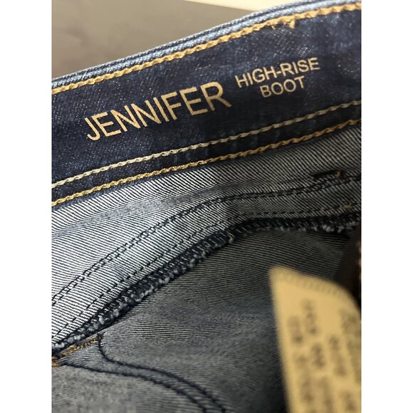 DL1961 Jennifer High Rise Boot Jeans Sonic Wash Size 25 - Picture 9 of 14